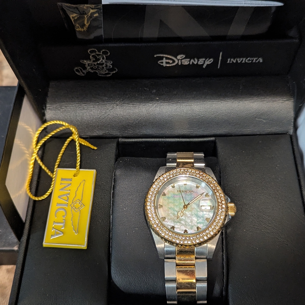 Disney Women's Gold and Silver Watch